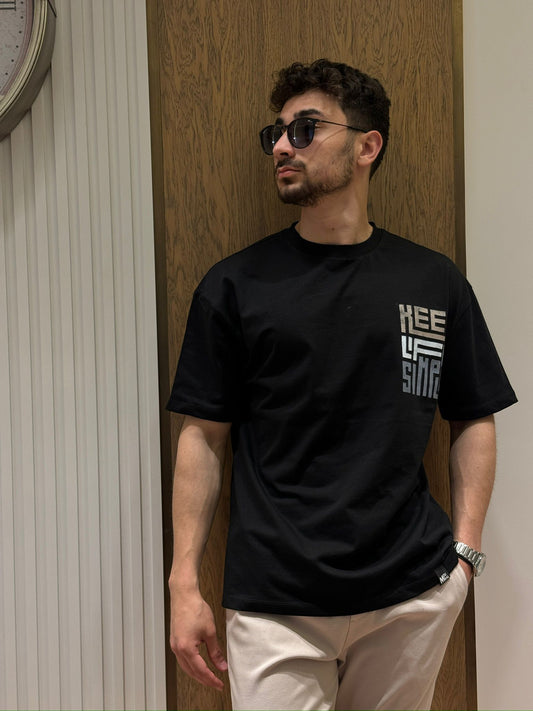 "KEEP LIFE SIMPLE" Oversize Tişört